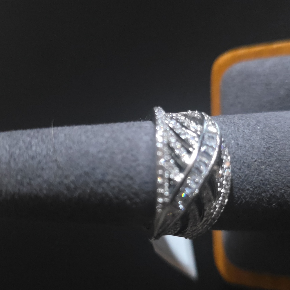 ALLURE  CRYSTAL  Silver Women's Ring - Picture 5 of 5
